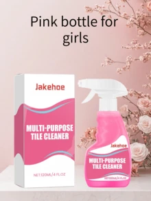 jakehoe 1pc/120ML Multi-Purpose Tile Cleaner, /100ML Tile Cleaner, No Scrubbing Fast Stain Removal! Penetrates Tile Grout To Remove Mold And Limescale, Universal For Tile And Ceramic Surfaces, One Spray Clean, Easily Restore Tile Cleanliness And Brightness, Simple Operation, Controllable Usage - Liquid - View 10