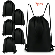 5pcs Drawstring Backpacks: Nylon Sports Bag, Suitable For Travel, Yoga, Fitness, Outdoor Camping, Hiking And Beach Essentials, Lightweight Waterproof Large Capacity Drawstring Backpack - Durable Polyester Fiber Reinforced, Suitable For Gym, Travel, Camping Portable Outdoor Hiking And Sports Bag, Gym Drawstring Bag | Casual Drawstring Design | Durable, Travel Backpack - Multicolor - View 14
