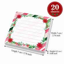 12 buah Stiker Persegi Kartun Natal Merah, Hijau, dan Merah Muda, Pola Manusia Salju dan Bola Natal, Cocok untuk Memo, Perencana, Dekorasi DIY, Pembelajaran, Kantor, Buku Harian, dan Acara Lainnya, Juga Sebagai Hadiah Natal - 12 buah 1 set - View 5