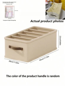 Space-Saving Wardrobe Storage Box, Can Store Dresses, Pants, Underwear, Accessories, Stationery, Documents & Miscellaneous Items - Multicolor - View 9