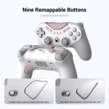 GameSir Tarantula Pro Wired PC Gamepads Compatible With Xbox Series X/S Compatible With Xbox One Win 10/11 Steam Esports Controller Mag-Res TMR Sticks Hall Effect Analog And Micro Switch Triggers 4 Rumble Motors 9 Extra Buttons Dynamic RGB Lighting - View 7