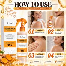 100ml Kojic Acid & Turmeric Exfoliating Body Spray, Gentle Body And Foot Exfoliator, Moisturizing Skin Care Spray For Dry And Dull Skin - Salicylic Acid - View 8