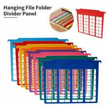 US Standard A4 Hanging File Folder Divider, Multi-Function Hanging File Folder, Office Storage File Organizer, Document Classification Folder, Hanging File Divider, Suitable For School Exam Paper Organization And Office Document Separation - Sets - View 2