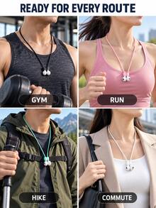 2pcs/1pc Portable Travel Earphone Anti-Loss Lanyard, Soft Silicone Wireless Earphone Strap, Outdoor Running And Vacation Travel Accessory - Multicolor - View 11