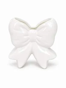 1pc Plastic Bow Vase, Cute And Beautiful Decorative Vase, Suitable For Decorating Living Room Tabletop And Shelves - Multicolor - View 12