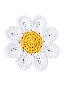 Tatakan Gelas Berbentuk Bunga Daisy Lucu 1 Buah, Alas Cangkir Meja dengan Desain Bunga yang Menggemaskan, Dekorasi Meja Rumah Musim Gugur yang Nyaman, Hadiah Liburan Thanksgiving Natal yang Sempurna untuk Wanita dan Anak Perempuan, Aksesori Dekorasi Meja Dapur, Meja Kopi, dan Meja Kerja yang Bergaya - MultiWarna - View 9