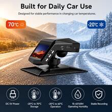 1080P Full HD Dash Cam | 1080P High Definition Recording, G-Sensor Collision Detection Protection, Motion Detection, Loop Recording - A - View 9