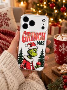 The Grinch بطانية هاتف عيد الميلاد من مادة TPU بنمط شخصيات كرتونية، غلاف واقي متوافق مع موديلات آيفون 18/17/16/15/14/13/12/11 برو ماكس بلس، تصميم طباعة عطلة جرينشماس سانتا كلوز مع نمط شجرة عيد الميلاد، اكسسوارات هاتف وهدية عيد الميلاد - متعدد الألوان - مشاهدة 7