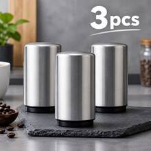 1pc/3pcs/5pcs Stainless Steel Creative Automatic Beer Bottle Opener - Silver - View 10