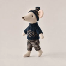 [Christmas Mouse]1pc Christmas Style 15cm Small Mouse Plush Doll - Christmas Mouse - View 13