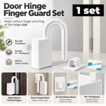 Door Finger Guard, Door Pinch Protector, Finger Safety Guard For Bedroom, Bathroom & Home Door Protection - Anti-pinch - View 13