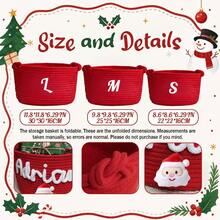 Personalized Christmas Gift Basket, Christmas Party Gift Basket, Holiday Decoration Gift, Christmas Decoration Basket, Christmas Gift - Multicolor - View 10