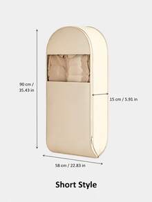 This Hanging Compression Storage Bag Features A Transparent Design And Zipper Closure, Making It Perfect For Storing Down Jackets, Coats, Suits And Other Items. Portable, Sealed And Dust-Proof, It Is An Ideal Choice For Organizing Your Wardrobe - Multicolor - View 12
