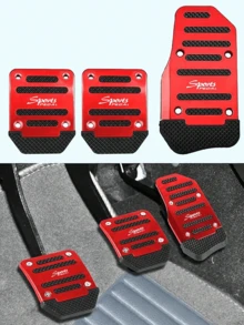 3PCS Multi-Color Universal Car Brake & Accelerator Pedal Pads, Anti-Slip Pedal Mat Set, Accelerator Pedal Cover, Car Brake Pedal Protector, High-Quality Anti-Slip Pedal Pads, 3-Color Brake, Accelerator, Clutch Pedal Set, Suitable For Manual Transmission Car Pedal Mats, Anti-Slip Durable Foot Pedals - 3-piece Car Pedal Set - View 7