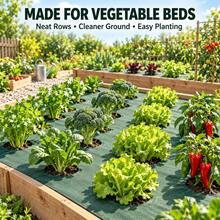 Barrier Landscape Fabric, Heavy Duty Ground Cover Mat, Permeable Control Fabric, Suitable For Flower Beds, Patios, Lawns, Gardens, Orchards, Irrigation Areas, Strawberry/Tomato Vegetable Beds - A - View 5