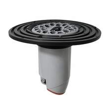 Shower Floor Drain Anti-Backflow Hair Filter, Odor-Proof Design, Prevents Backflow, Odor And Hair Clogging, Universal Fit For 1.9-3.9 Inch Drain Pipes And Sewage Pipes, Black/Grey - Black - View 9