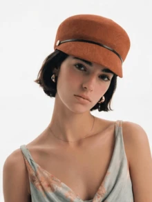 Men's Autumn/Winter New British Vintage Versatile Felt Fashion Casual Newsboy Cap - Adjustable - View 3