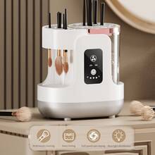 SOKANY Electric Makeup Brush Cleaner, Integrated Washing And Drying, One-Button Deep Descaling + Air-Drying Ready To Use, Ready To Wash And Use Without Hurting Hair, Soft Bristles, USB Cable Power Supply, Small And Exquisite, An Intimate Gift For Girls - Handheld Scrubber - View 6