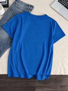 Women T-Shirts - Blue - View 4