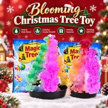 2026 New 20pcs Magic Christmas Tree Paper Tree Blooming, Water-Activated Crystal Growth Christmas Tree, Suitable For Teenager Desk Decor, Birthday Gift - Party Gift - Perfect Gift - Top Choice Toy - Multicolor - View 3