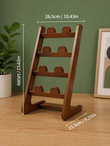 Multi-Layer Wooden Shoe Rack, Independent Space-Saving Shoe Storage Rack, Easy Assembly Home Shoe Cabinet, Practical Multi-Layer Design, Suitable For Entryway, Hallway, Dormitory And Other Indoor Home Scenes, Multi-Functional Storage - View 2