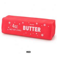 1pc 2026 New Style Crunchy Butter Squishy Sound, Simulated Food Toy Stress Relief Squeeze Toy, Original Authentic - Back To School, Slush Squishy, Coconut Oil Ball - Multicolor - View 14