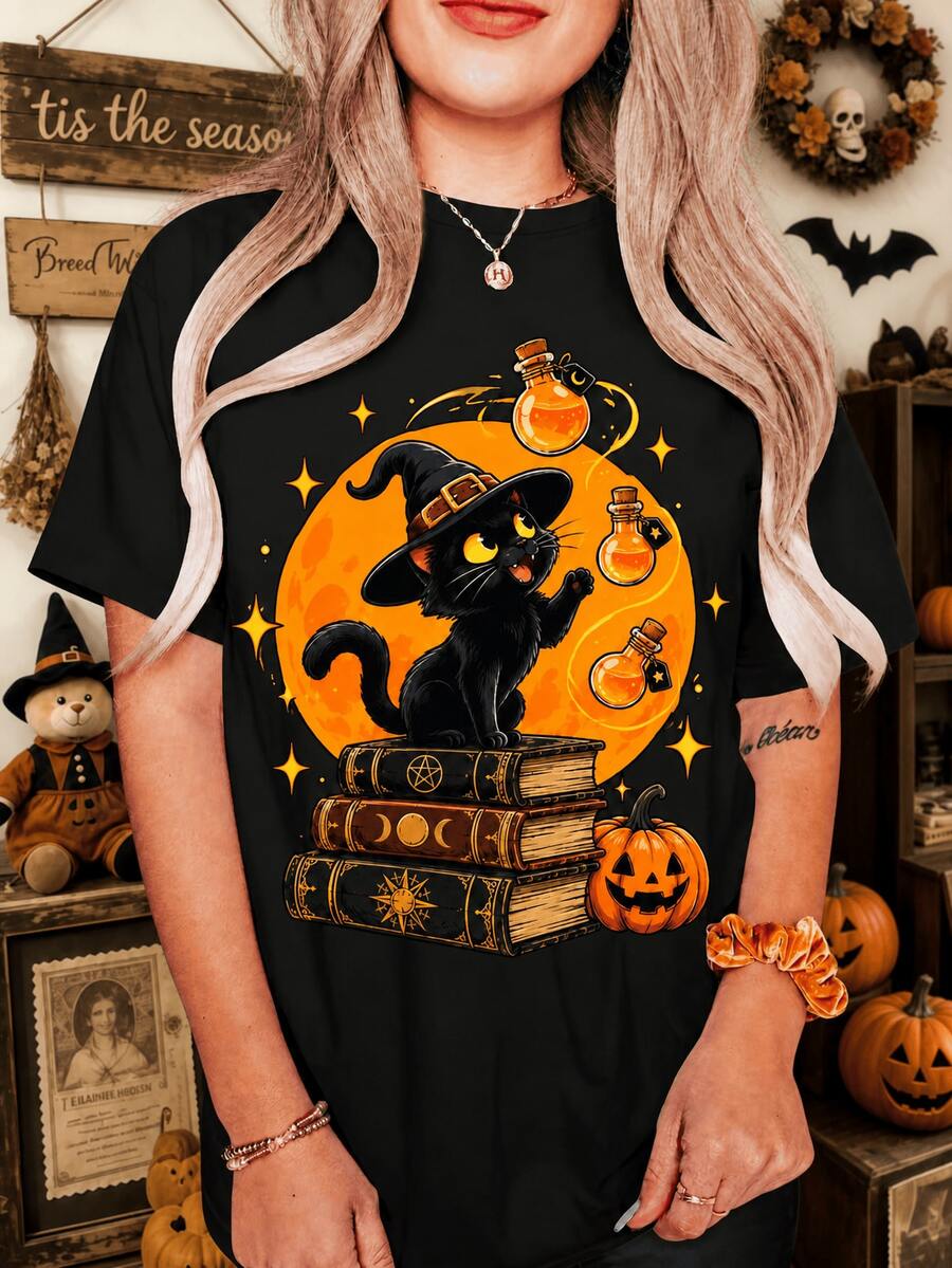 Women T-Shirts - Black - View 1