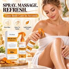 100ml Kojic Acid & Turmeric Exfoliating Body Spray, Gentle Body And Foot Exfoliator, Moisturizing Skin Care Spray For Dry And Dull Skin - Salicylic Acid - View 5