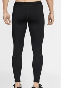 Nike Dri-Fit Stride Solid Color Moisture-Wicking Breathable Tight Running Pants Men's Black - Black - View 2