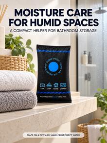 1pc/3pcs/10Pcs Reusable Silica Gel Dehumidifier Bag With Color-Changing Indicator, 50g/100g/200g Rechargeable Moisture Absorber Desiccant Pack For Car, Bathroom, Bedroom, Closet, RV, Caravan & Home Storage, Compact Damp Control Tool - View 5