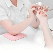 Square Nail Elbow Pad, Round Nail Pillow, Memory Foam Pad, Easy To Clean And Comfortable Nail Protection Pad, Manicurist Elbow Rest, Soft Manicurist Elbow Rest, Manicurist Arm Support Pad - Multicolor - View 1