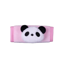 Cute Cartoon Strawberry & Panda Car Roof Grab Handle Cover, Soft Fabric Anti-Scratch Ceiling Overhead Pull Handle Protector Pad, Universal Decorative Car Interior Accessories For Girls - Short-hair Roof Handle - View 15