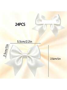 Pita Kain Satin Mini Perekat Diri untuk Pembungkus Kado, Pesta Pernikahan, Kotak Suvenir, Kue Cupcake, Dekorasi Kerajinan DIY, 24 buah - MultiWarna - View 10