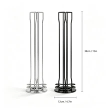 1pc Coffee Capsule Storage Rack, Storage Box, Coffee Display Stand, 40-Capsule Coffee Pod Holder, Rotating Display Storage Rack, Suitable For Office, Kitchen, Restaurant, Hotel And Other Occasions. - Multicolor - View 15