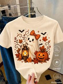 Women T-Shirts - Apricot - View 7