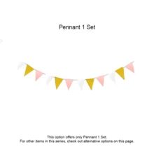 Rose Gold Women & Girls Birthday Party Decoration Set, Includes Happy Birthday Banner, Pink Paper Tassels, Tulle Paper Pom Poms, Round Wreath, Balloons, Party Decor - Rose Gold White Tassel Set - View 8