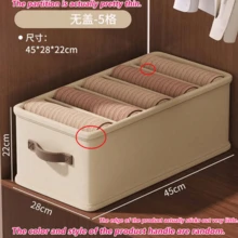 Space-Saving Wardrobe Storage Box, Can Store Dresses, Pants, Underwear, Accessories, Stationery, Documents & Miscellaneous Items - Multicolor - View 14