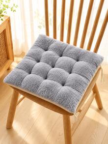 Square Thickened Chair Cushion, Tie-On Seat Pad With Straps, Soft Filled Cushion, Suitable For Dining Room, Office Chair, Bedroom, Living Room And Reading Nook, Cozy Home Decor, Autumn/Winter Chair Accessory, Christmas, Thanksgiving And New Year Gift - Multicolor - View 15