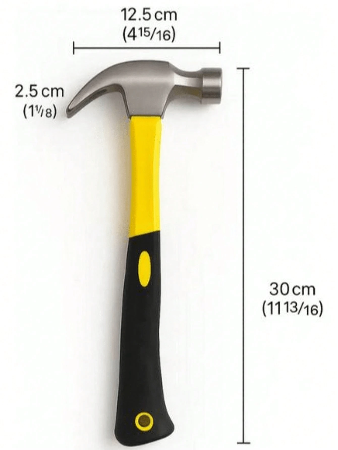 Martelo De Unha Bomvink 270g Bom-1001 Cabo Emborrachado Anti Derrapante - A - Visão 1