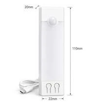 1pc USB-C Rechargeable RGB Motion Sensor Night Light, Wireless Ultra-Thin Wall Lamp, Color-Changing Ambient Light, Suitable For Bedroom, Hallway, Stairs, Closet, Home Decor - Multicolor - View 10