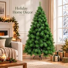Full Shape Artificial Christmas Tree For Home Fireplace Office Shop Display - Green - View 8