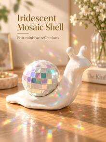 Snail Disco Ball Light Catcher Creative Desktop Ornament, Suitable For Indoor Windowsill, Living Room, Kitchen, Bedroom, Dining Room, Garden And Home Decor - Multiple Styles - View 2