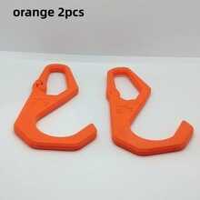 2pcs/Portable Ladder Hooks /Multi-Purpose Oil Drum And Repair Tool Hanging Bracket, Practical Ladder Accessory, Suitable For Home Wall And Roof Repair, Prevent Frequent Climbing Up And Down - Multi-color - View 6