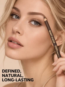 beauty glazed Set Pensil Alis & Eyeliner 12 Buah - Pensil Alis Tahan Air & Anti Luntur - Efek Makeup Tahan Lama, Pembentukan Alis yang Presisi - atur B - View 2