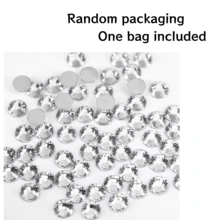SS6 1440Pcs Bulk Flatback Rhinestones Loose Clear Rhinestones White Craft Gems Glass Rhinestones Stones 2.8mm-4mm Silver Rhinestones For Clothes/Strollers/Shoes/Cups/Prom/Makeup DIY Wholesale - White - View 10