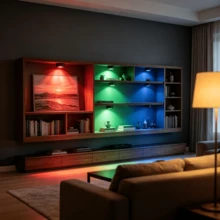 1/3 buah Lampu Ambient LED Nirkabel, Lampu Gambar Bertenaga Baterai Magnetik, Lampu Dinding Seni yang Dapat Diredupkan dengan Kontrol Jarak Jauh, Lampu Baca Samping Tempat Tidur Kamar Tidur, Hadiah Kreatif, Dengan Fungsi Timer, Kecerahan yang Dapat Diatur, Cocok untuk Dekorasi Tangga, Pencahayaan Dekorasi Gambar Kantor Rumah (Baterai Tidak Termasuk) - MultiWarna - View 4