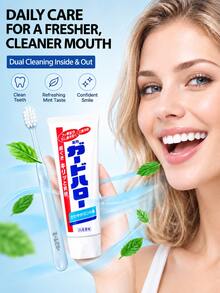 Kao Guardhalo Toothpaste Set (Includes Toothbrush, 165g): Fluoride Formula, Removes Odor, Naturally Whitens Teeth, Freshens Breath, Suitable For Daily Home Oral Care - Kao Toothpaste + Toothbrush - View 7