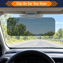 2合1汽車遮陽板 | UV防護 + 防眩光擋風玻璃 | 可調節夾子與吸盤適用所有車型 | ABS塑料阻擋眩光 | 提升夜間駕駛舒適度；女性、露營與車內必備汽車配件 - 多色 - 查看 6