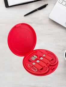 1 Buah Kit Hub Pengisian Daya & Data Universal - Pengisian Cepat, Kompatibilitas Semua Perangkat, Penyimpanan Kartu Memori, Pin Eject Tray, Dudukan Ponsel - Set Konversi USB C dengan Adaptor USB A & Tipe C - MultiWarna - View 13