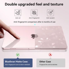 Ốp bảo vệ vỏ cứng nhám cho MacBook Neo 13 inch A3404 đời 2026, chống trầy xước, kèm nhiều phụ kiện tùy chọn gồm miếng che bàn phím chuẩn EU và US, miếng dán màn hình HD, adapter USB, giá đỡ mini và túi chống sốc laptop - Xem 10